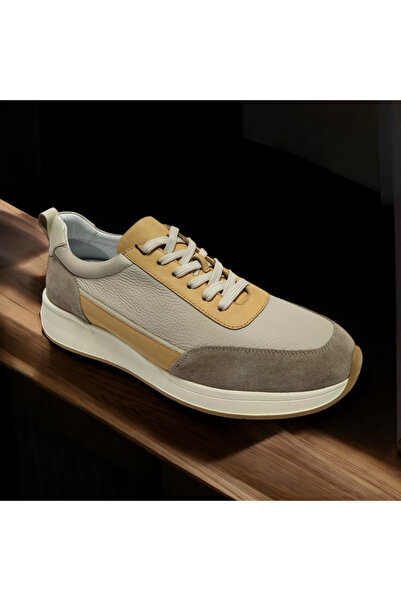 VİVA SHOES 100% Genuine Leather Eva Sole Sneaker Men's Shoes