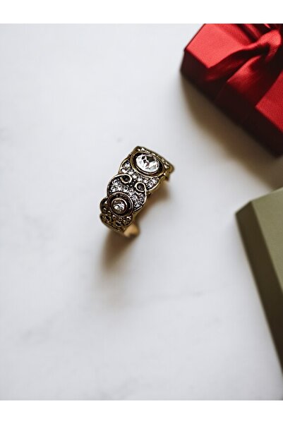 FAYRA ACCESSORIES خاتم أصلي من حجر الكريستال