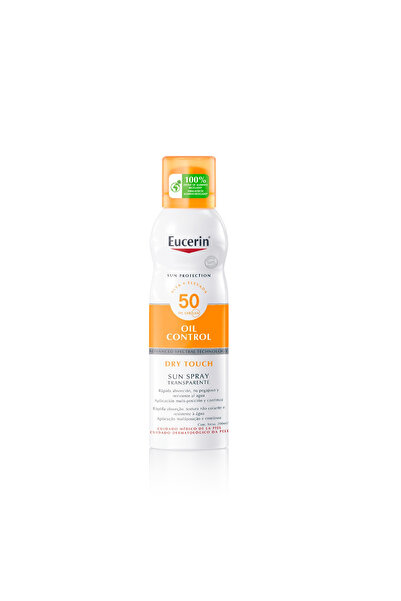 Eucerin Sun Oil Control Şeffaf Soğutucu Sprey SPF50 200 ml