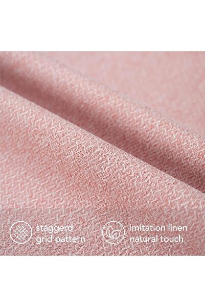 a moment Cushion Covers 45 x 45 cm Pink Textured Pack of 2