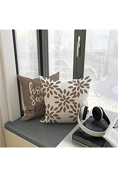 X SPRING Throw Pillow Covers 4-Piece 45x45cm (Khaki)