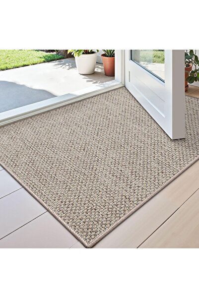 dexi Door Mat Inside Entrance 43 x 76 cm, Ultra Thin Non-Slip Rubber Backed Absorbent Doormat