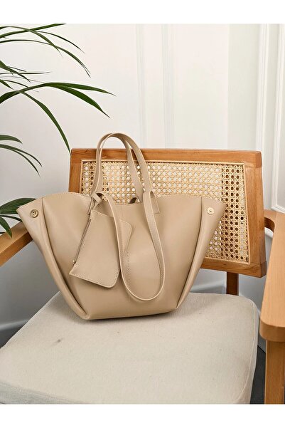 Beshora Morgan Black Matte Magnet Cover Mini Wallet Detailed Hand and Shoulder Bag