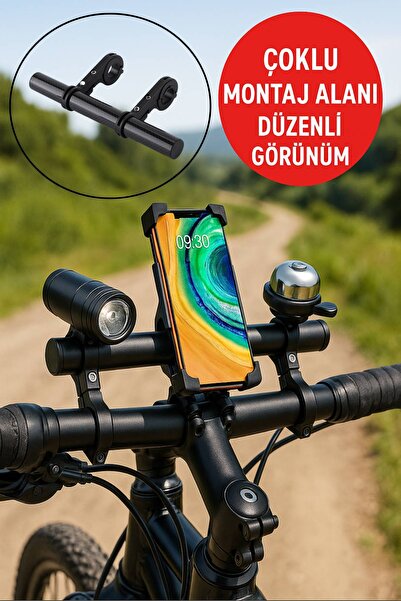TOYFEST Bisiklet Gidon Uzatma Barı – Çoklu Montaj Alanı, Dayanıklı ve Şık Aks...