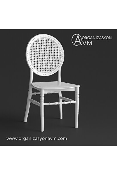 ORGANİZASYON AVM Voda Beyaz Sandalye
