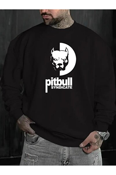 Oceanwear سويت شيرت بيتبل مطبوع برقبة دائرية مبطن بالصوف