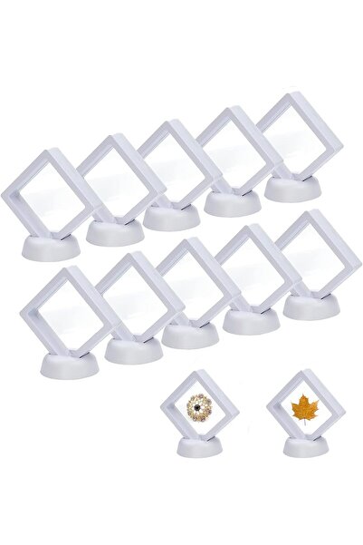 Aputue 3D Floating Frame Display Case (10 pcs) - Floating Jewelry & Coin Disp...