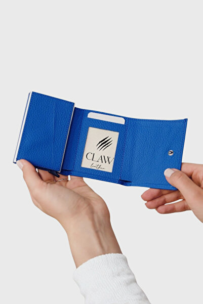 clawleather Genuine Leather Mechanism Wallet