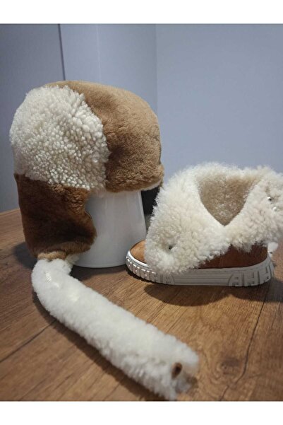 Ateş Fur Pilot Child Beret