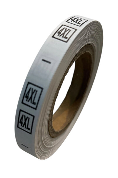 BİGÜMEX Etichetă de mărime / Etichetă pentru unghii 4XL