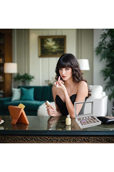 Duomama Velvet Jewelry Box Organizer with Clear Display Window