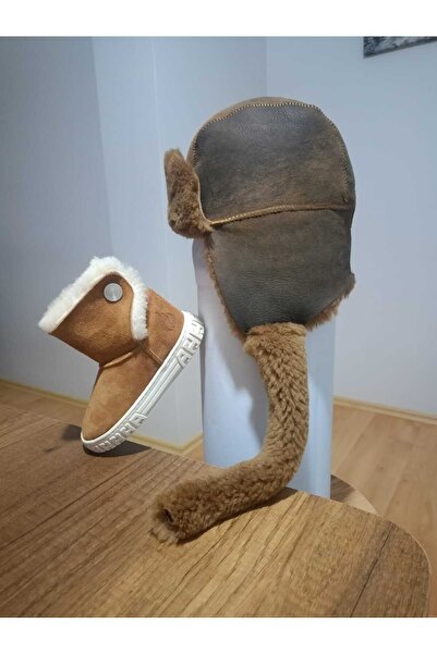 Ateş Fur Pilot Child Beret