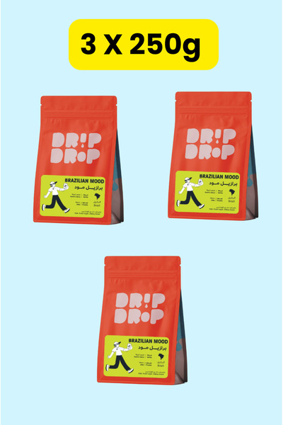 DRİPDROP Brazilian mood (Brazil Mogiana) Coffee Beans for v60 and espresso (3...