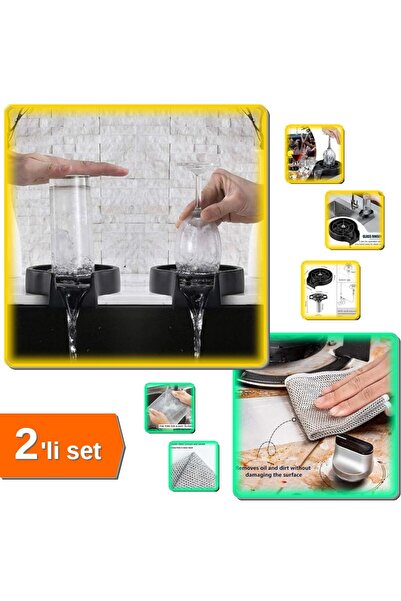 HerEveOyuncak Yüksek Basınçlı Otomatik Bardak Yıkama Aparatı + Tencere Tava O...