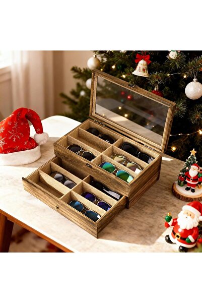 SRIWATANA 12-Slot Sunglasses Case