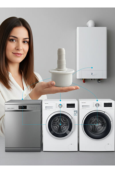 değişim plastik Makine Tahliye Hortum Adaptörü – 16-20-23 mm Uyumlu Çoklu Bağlantı Aparatı