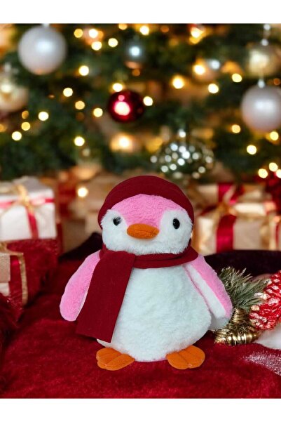 hey me: lisa Pingu Penguen 35 cm Pembe Peluş Oyuncak Uyku ve Oyun Arkadaşı