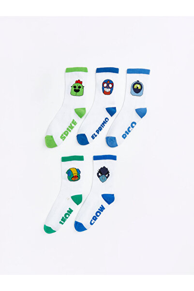 LC Waikiki Sparkling Choices from Shining Store Brawl Stars Embroidered Boys'...