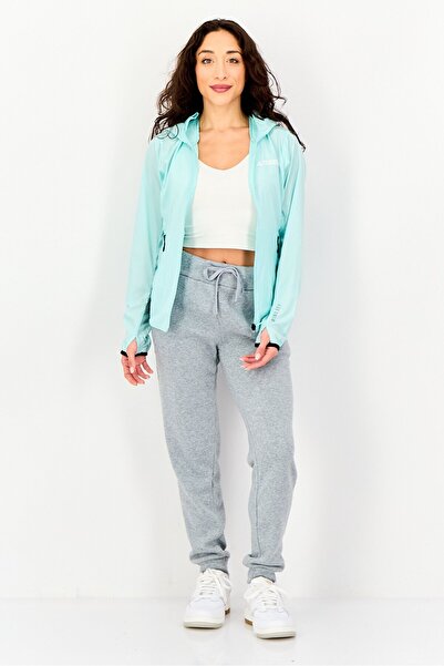 adidas Women Sportswear Fit Long Sleeve Training Jacket, Turquise