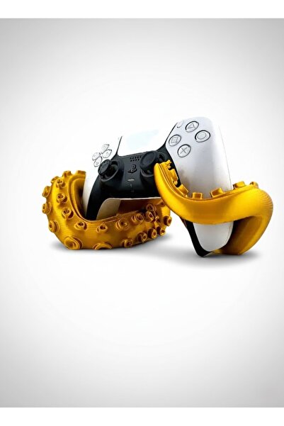 OEM PS5 Controller Stand, octopus design, gold