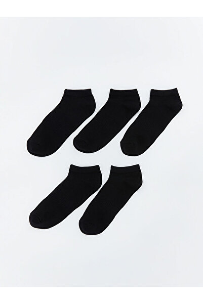 LC Waikiki Black Men's Booties Socks 5-Piece