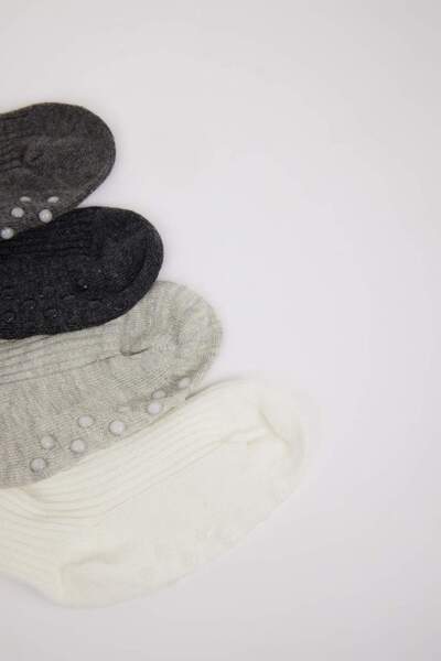 DeFacto Baby Boy Stitch-Free Pack Cotton Long Socks C9115A5Ns