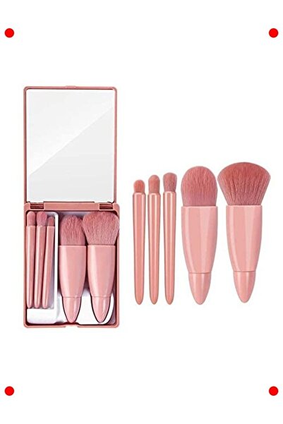 markentegra 5 Piece Mirrored Travel Makeup Brush Set