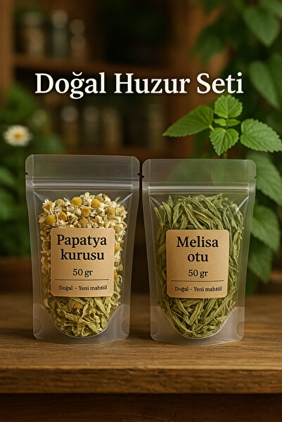 Velit Şemin Şifa Naturel ⭐ 1. Doğal Huzur Seti – Melisa Otu & Papatya Kurusu ...