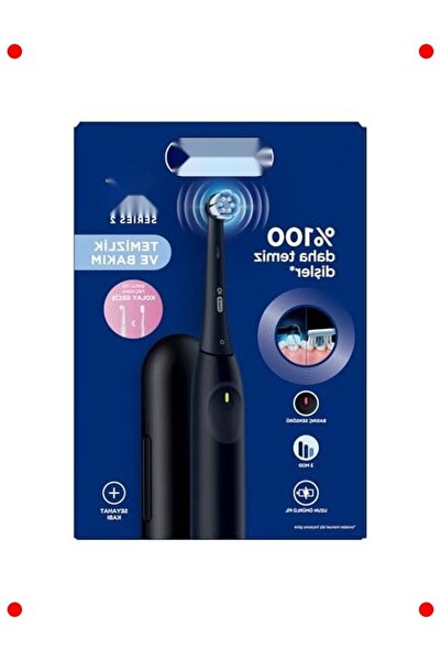 markentegra Akıllı Elektrikli Diş Fırçası | Siyah | Seyahat Kutulu