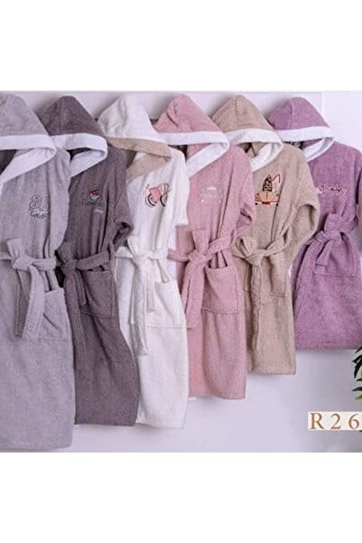 Reiashn Turkish children's bathrobe, 100% cotton, size 9/10, multiple colors