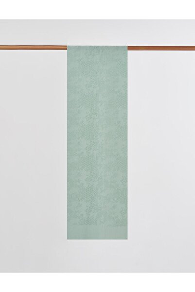 Kayra Abstract Pattern Floş Shawl Mint
