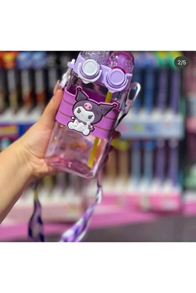 Generic The image is of a 580ml water bottle featuring popular cartoon characters with stickers.