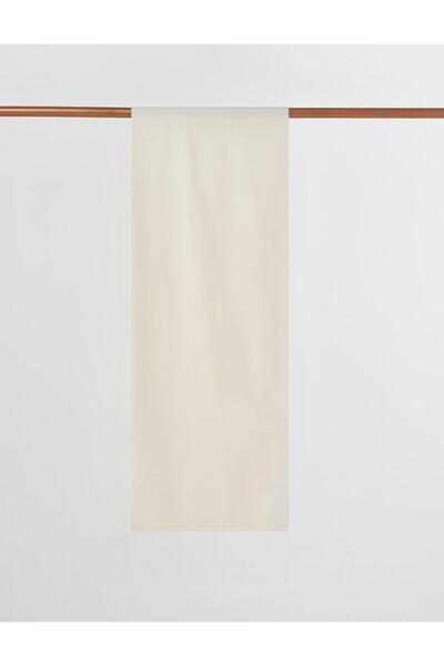Kayra Basic Silk Cotton Blend Shawl Cream