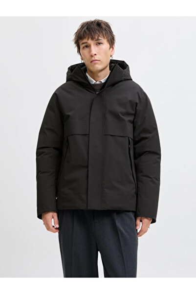 Jack & Jones Men's Zippered Hooded Coat - Ccmoon