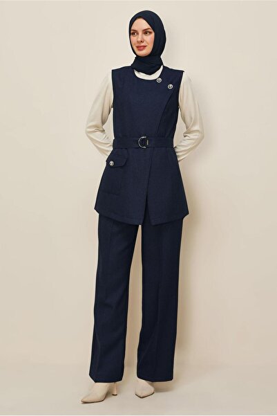 Alvina Belted Suit with Pants 46185