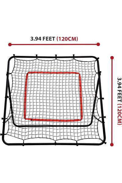 Prime Tag Football Bouncer - Adjustable Kickback Rebounder (100/120 cm)