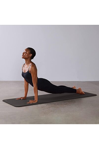 Prime Tag Yoga Mat, 15mm Non-Slip Exercise Fitness Gym Mat (Grey)