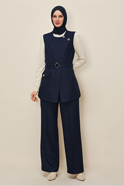 Alvina Belted Suit with Pants 46185