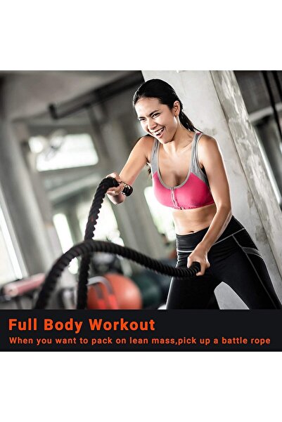 Prime Tag حبل المعركة الاحترافي (50 مم، 9/12/15 مترًا)