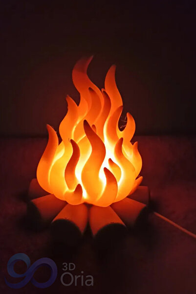 Special Design Lighted Campfire & Tealıght Campfire & Perfect Nature View