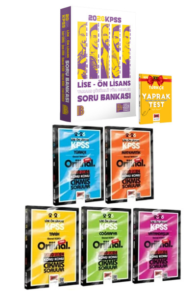 Yargı Yayınları Benim Hocam Yayınları 2026 KPSS Lise-Ön Lisans Tüm Dersler So...