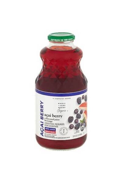 YABANEEZ ORGANIC ACAI BERRY JUICE "WHOLESOME PANTRY" (CARTOON OF 6 PACKS)