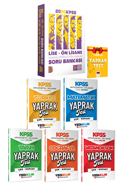 Yediiklim Yayınları Benim Hocam Yayınları 2026 KPSS Lise-Ön Lisans Tüm Dersle...