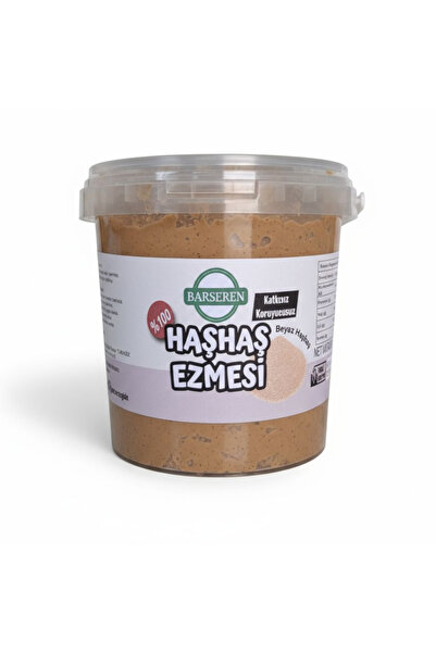 Barseren Beyaz Haşhaş Ezmesi 1000 g Katkısız Yerli Üretim
