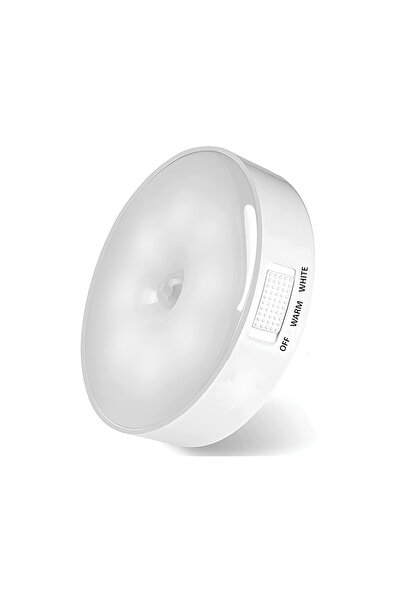 LEDIGANT Lampă veghe LED cu senzor, reîncărcabilă USB, alb cald/rece, 0.6W, r...