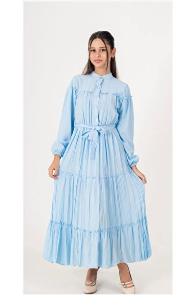 Asortik Kids Rochie lungă căptușită pentru fetiță-ELB-2049-4979