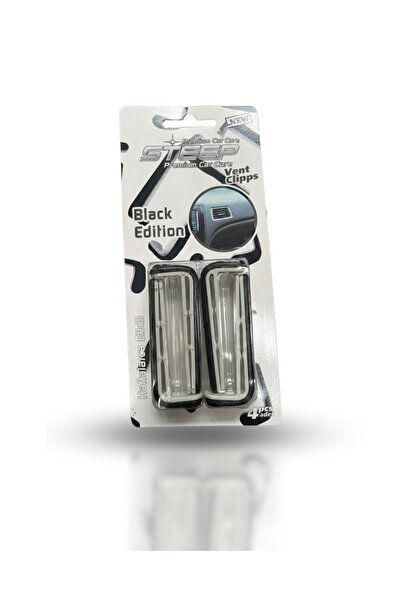 STEEP Ultimate Araç İçi Klima Kokusu Klipsli 4 Adet Black Edition