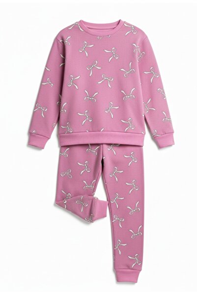 DANBİ Κοριτσίστικο σετ αθλητικής φόρμας τριών κλωστών χωρίς σαρντόνια για ηλικίες 4,5,6,7,8,9 ετών