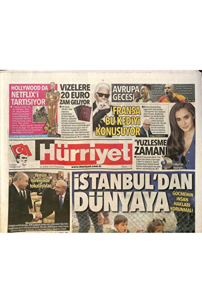 Gökçe Koleksiyon Hürriyet Gazetesi 21 Şubat 2019 - Hollywood Da Netflixi Tart...