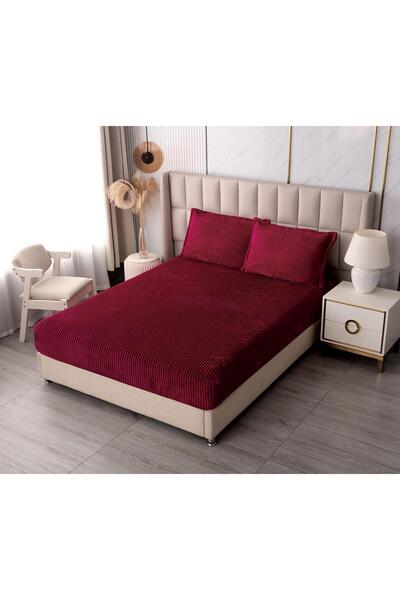 FANE Bed Cover with Elastic 180x200x20 cm + 2 Pillowcases 50x70 cm – Cocolino Material